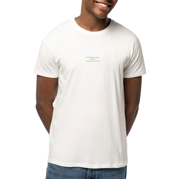 YOUR BIGGEST ENEMY IS... white tshirt