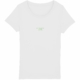 LIFE BEGINS AT THE END OF YOUR COMFORT ZONE white woman tshirt