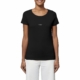 YOU'RE NOT LOST YOU'RE HERE black, navy woman t-shirt